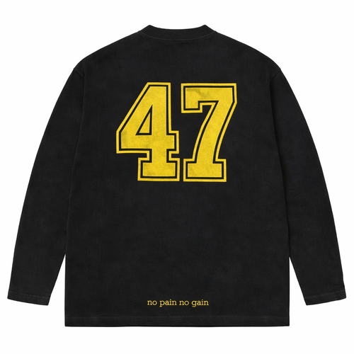 T-shirt a manche longue Street- Noir