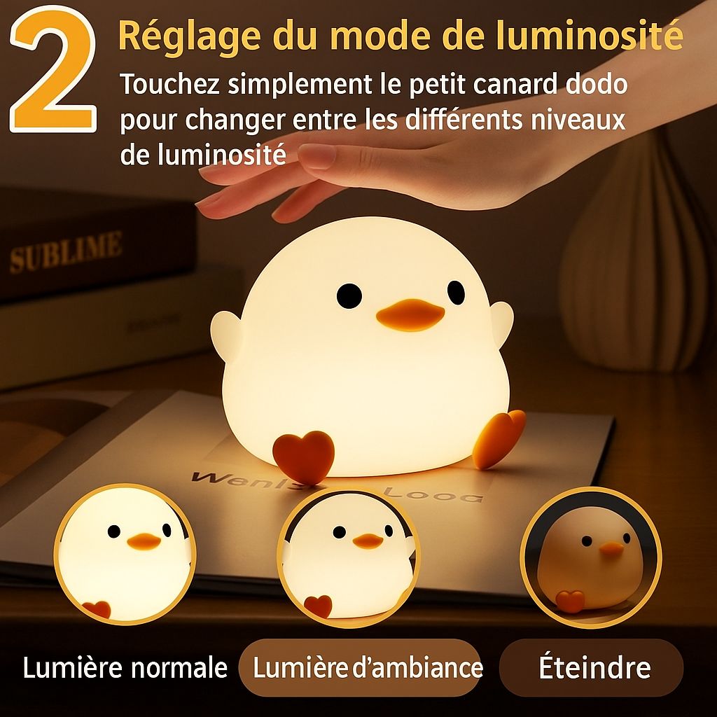 🐤 VEILLEUSE PETIT CANARD