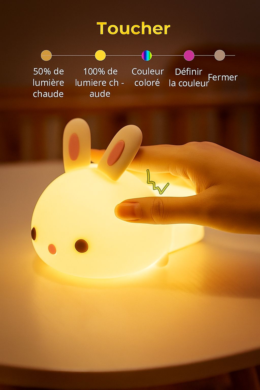 🐰 VEILLEUSE PETIT LAPIN